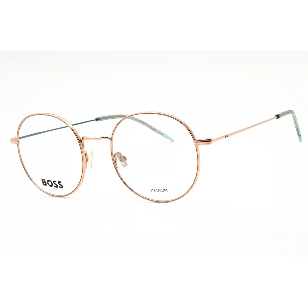 NWT Hugo Boss BOSS 1665-0OGA 00 Teal Round 51mm Eyeglasses